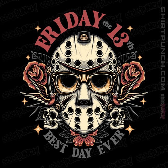 Daily_Deal_Shirts Magnets / 3"x3" / Black Best Day Ever