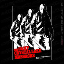 Load image into Gallery viewer, Daily_Deal_Shirts Magnets / 3&quot;x3&quot; / Black The Crystal Lake Massacre
