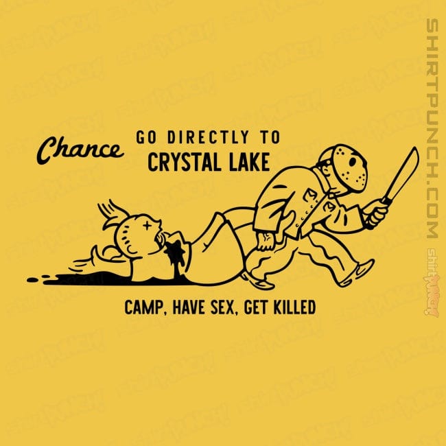 Daily_Deal_Shirts Magnets / 3"x3" / Daisy Go To Camp Crystal Lake