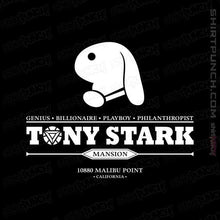 Load image into Gallery viewer, Shirts Magnets / 3&quot;x3&quot; / Black Tony Stark Mansion

