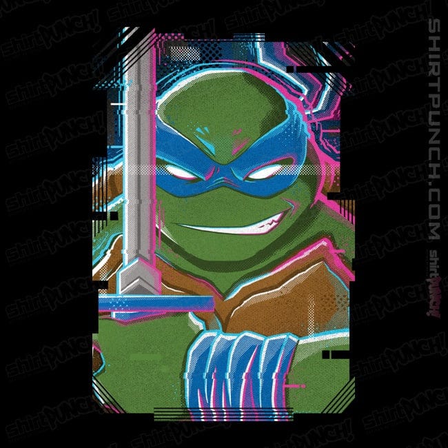Daily_Deal_Shirts Magnets / 3"x3" / Black Glitch Leonardo