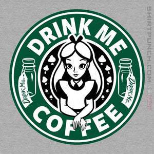 Daily_Deal_Shirts Magnets / 3"x3" / Sports Grey Drink Me Coffee