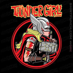 Secret_Shirts Magnets / 3"x3" / Black Thundergirl
