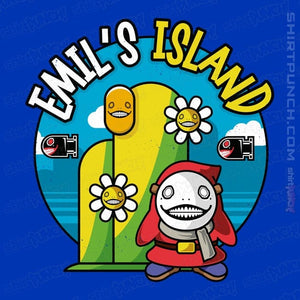 Shirts Magnets / 3"x3" / Royal Blue Emil Island