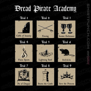 Daily_Deal_Shirts Magnets / 3"x3" / Black Dread Pirate Academy