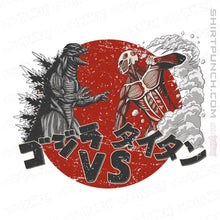 Load image into Gallery viewer, Shirts Magnets / 3&quot;x3&quot; / White Battle Of Titans
