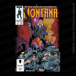 Daily_Deal_Shirts Magnets / 3"x3" / Black Montana Comics
