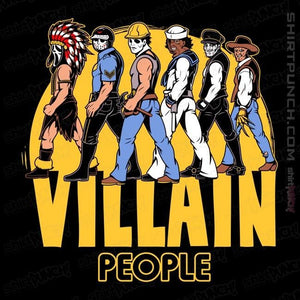 Daily_Deal_Shirts Magnets / 3"x3" / Black The Villain People