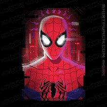 Load image into Gallery viewer, Daily_Deal_Shirts Magnets / 3&quot;x3&quot; / Black Glitch Peter Spider
