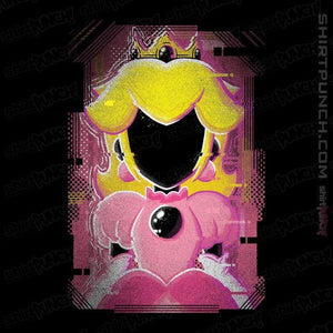 Shirts Magnets / 3"x3" / Black Peach Glitch