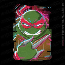 Load image into Gallery viewer, Daily_Deal_Shirts Magnets / 3&quot;x3&quot; / Black Glitch Raphael
