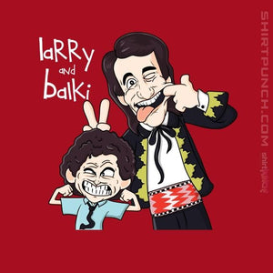 Shirts Magnets / 3"x3" / Red Larry And Balki