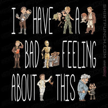 Load image into Gallery viewer, Shirts Magnets / 3&quot;x3&quot; / Black Bad Feeling
