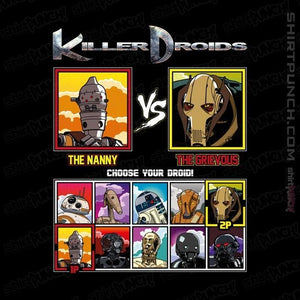 Daily_Deal_Shirts Magnets / 3"x3" / Black Killer Droids