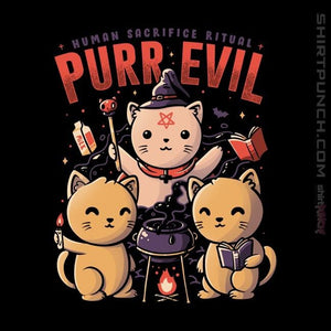 Shirts Magnets / 3"x3" / Black Purr Evil