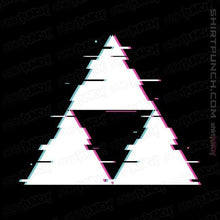 Load image into Gallery viewer, Shirts Magnets / 3&quot;x3&quot; / Black Ddjvigo&#39;s Glitch Triforce
