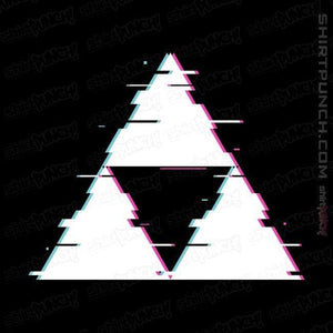 Shirts Magnets / 3"x3" / Black Ddjvigo's Glitch Triforce