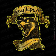 Load image into Gallery viewer, Shirts Magnets / 3&quot;x3&quot; / Black Hufflepuff
