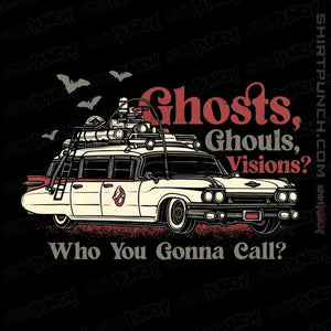 Daily_Deal_Shirts Magnets / 3"x3" / Black Ghosts And Ghouls
