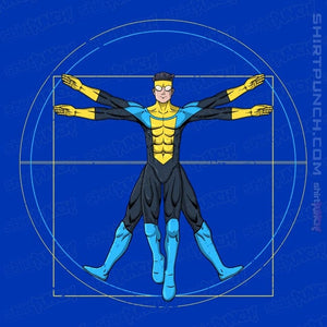 Daily_Deal_Shirts Magnets / 3"x3" / Royal Blue Vitruvian Invincible