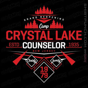 Shirts Magnets / 3"x3" / Black Crystal Lake Staff