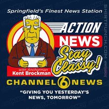Load image into Gallery viewer, Daily_Deal_Shirts Magnets / 3&quot;x3&quot; / Navy Springfield Channel 6 Action News
