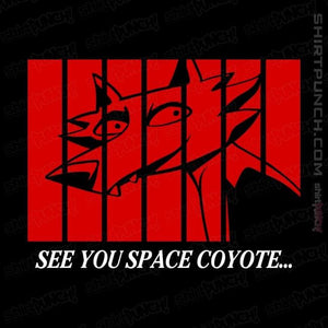 Daily_Deal_Shirts Magnets / 3"x3" / Black See You Space Coyote