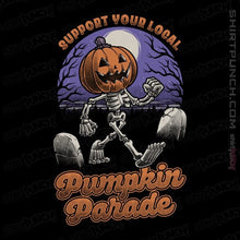 Load image into Gallery viewer, Shirts Magnets / 3&quot;x3&quot; / Black Halloween Pumpkin Parade
