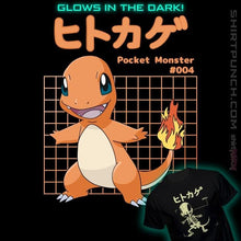 Load image into Gallery viewer, Sold_Out_Shirts Magnets / 3&quot;x3&quot; / Black Charmander X-Ray

