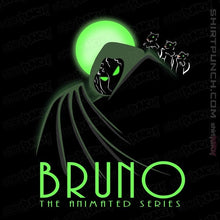 Load image into Gallery viewer, Daily_Deal_Shirts Magnets / 3&quot;x3&quot; / Black Bruno The Animated Series
