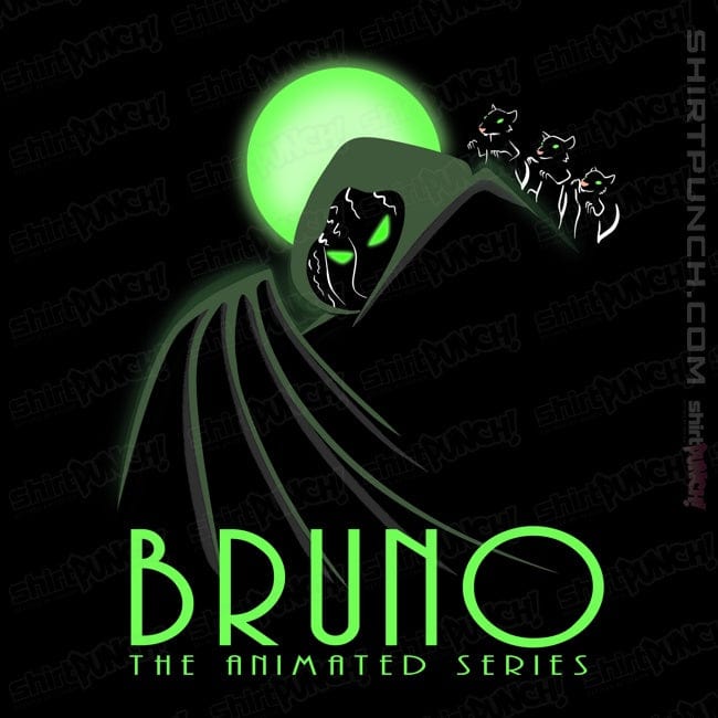 Daily_Deal_Shirts Magnets / 3"x3" / Black Bruno The Animated Series