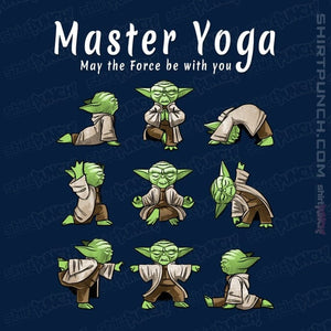 Secret_Shirts Magnets / 3"x3" / Navy Master Yoga!