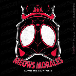 Daily_Deal_Shirts Magnets / 3"x3" / Black Meows Morales