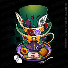 Load image into Gallery viewer, Daily_Deal_Shirts Magnets / 3&quot;x3&quot; / Black Mad Hatter Mug
