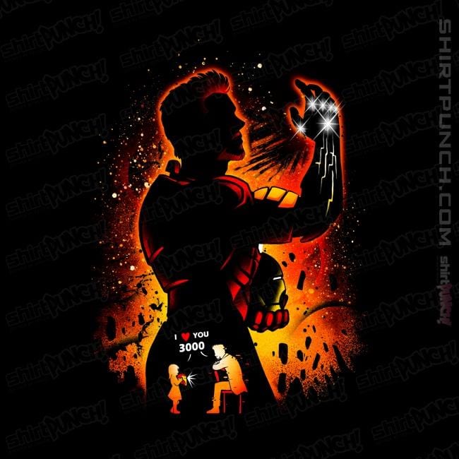 Shirts Magnets / 3"x3" / Black Man Of Iron
