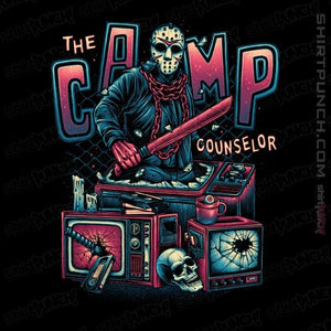 Daily_Deal_Shirts Magnets / 3"x3" / Black The Camp Counselor