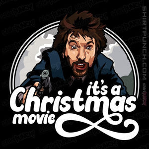 Daily_Deal_Shirts Magnets / 3"x3" / Black It's A Christmas Movie