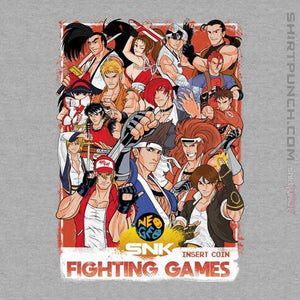 Daily_Deal_Shirts Magnets / 3"x3" / Sports Grey SNK Fight
