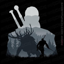 Load image into Gallery viewer, Shirts Magnets / 3&quot;x3&quot; / Black The Witcher - Hunter
