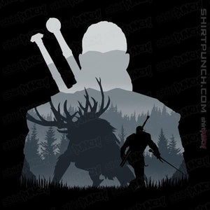 Shirts Magnets / 3"x3" / Black The Witcher - Hunter