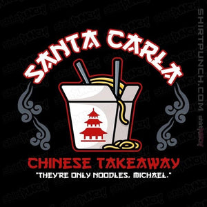 Secret_Shirts Magnets / 3"x3" / Black Santa Carla Chinese