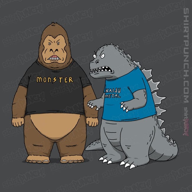 Daily_Deal_Shirts Magnets / 3"x3" / Charcoal Stupid Kaijus!