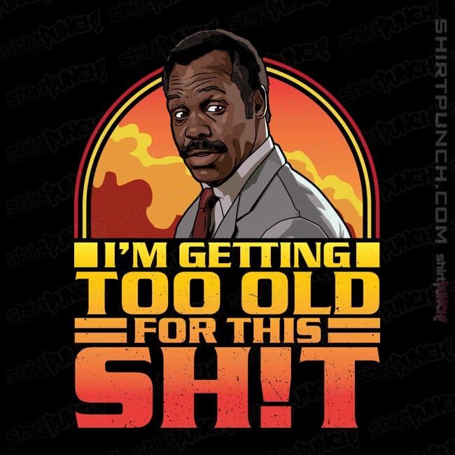 Daily_Deal_Shirts Magnets / 3"x3" / Black Getting Too Old
