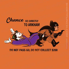 Load image into Gallery viewer, Secret_Shirts Magnets / 3&quot;x3&quot; / Orange Go  Directly To Arkham
