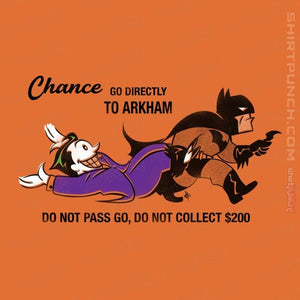 Secret_Shirts Magnets / 3"x3" / Orange Go  Directly To Arkham