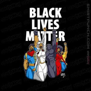 Shirts Magnets / 3"x3" / Black Black Lives Matter