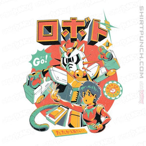 Daily_Deal_Shirts Magnets / 3"x3" / White Neko Roboto