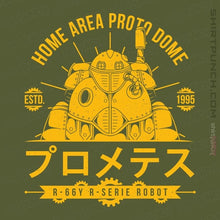 Load image into Gallery viewer, Secret_Shirts Magnets / 3&quot;x3&quot; / Military Green Proto Dome Robo
