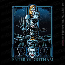 Load image into Gallery viewer, Daily_Deal_Shirts Magnets / 3&quot;x3&quot; / Black Enter The Gotham
