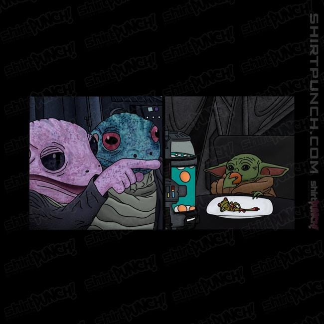 Secret_Shirts Magnets / 3"x3" / Black Frog Yelling At Child